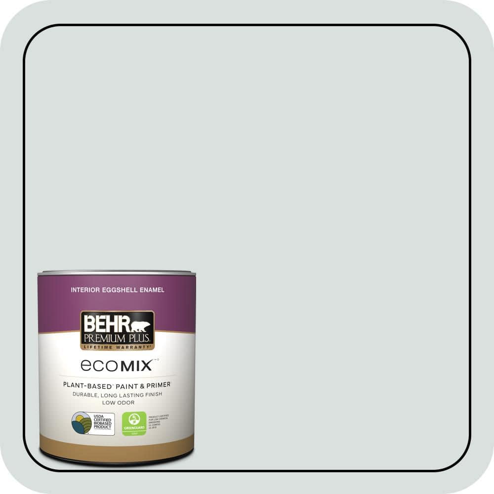 BEHR PREMIUM PLUS #MQ3-50 River Veil Enamel EcoMix Plant-Based & Primer (1)