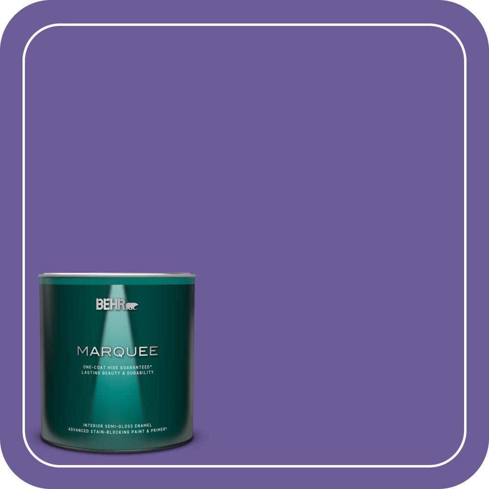 BEHR MARQUEE 1 qt. #P560-6 Just a Fairytale Semi-Gloss Enamel Interior Paint & Primer