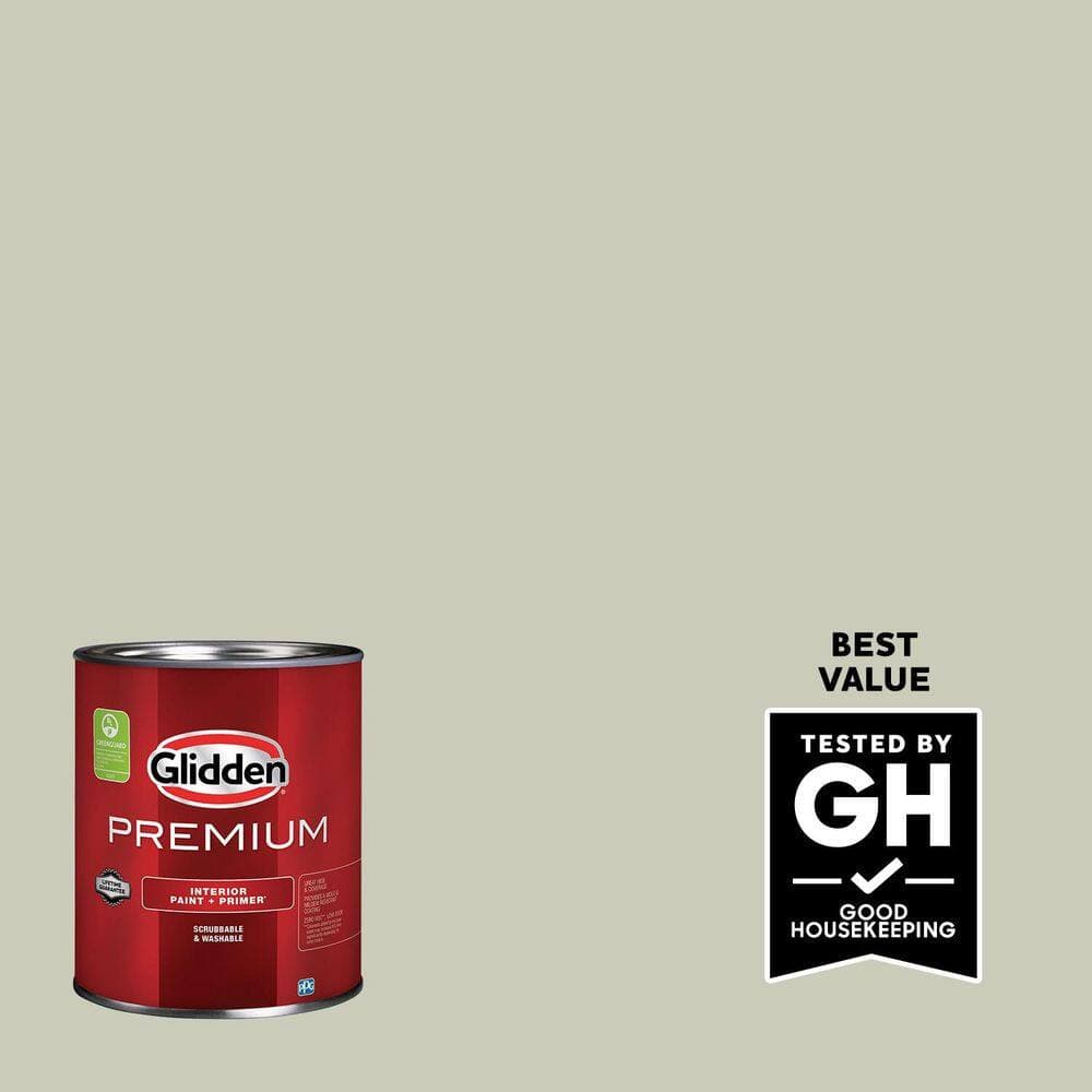 Glidden Premium 1 qt. PPG1031-1 Mix Or Match Flat Interior Latex Paint