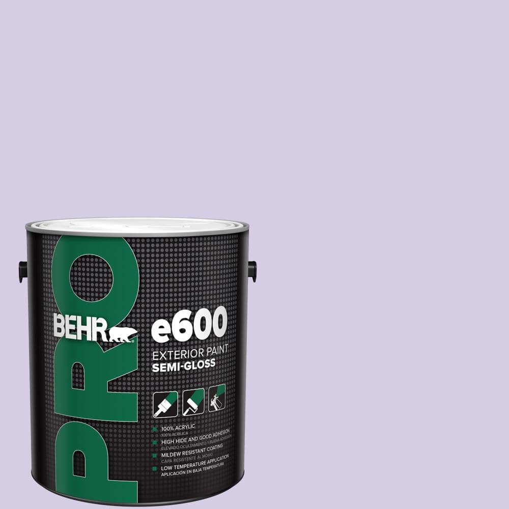 BEHR PRO 1 gal. #640A-3 Potentially Purple Semi-Gloss Exterior Paint