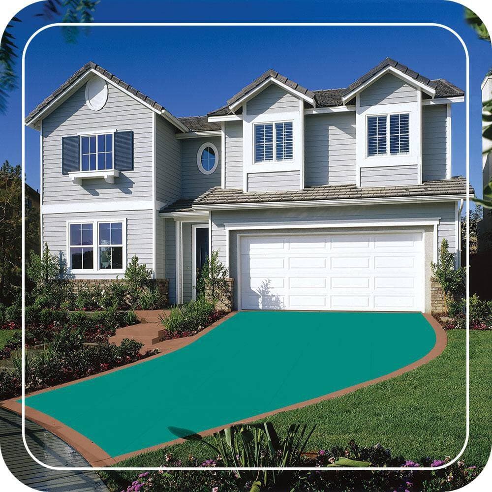 BEHR PREMIUM 1 gal. #P450-6 Tropics Self-Priming 1-Part Epoxy Satin Interior/Exterior Concrete and Garage Floor Paint (3)
