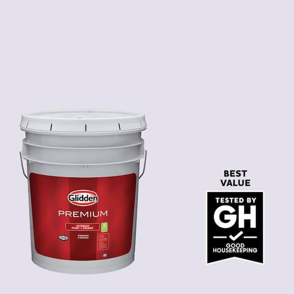 Glidden Premium 5 gal. PPG1247-2 Guardian Angel Satin Interior Paint (2)
