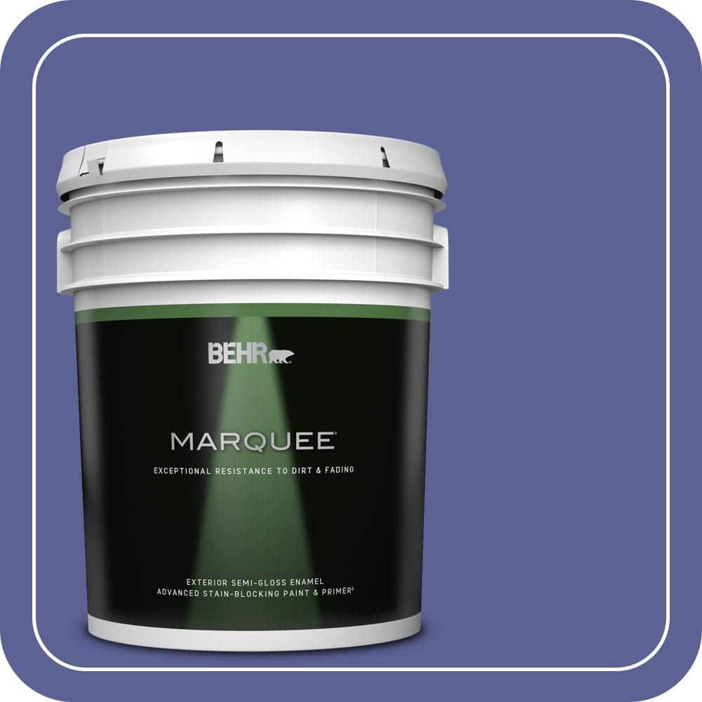 BEHR MARQUEE 5 gal. #S-G-620 Wizard Semi-Gloss Enamel Exterior Paint & Primer