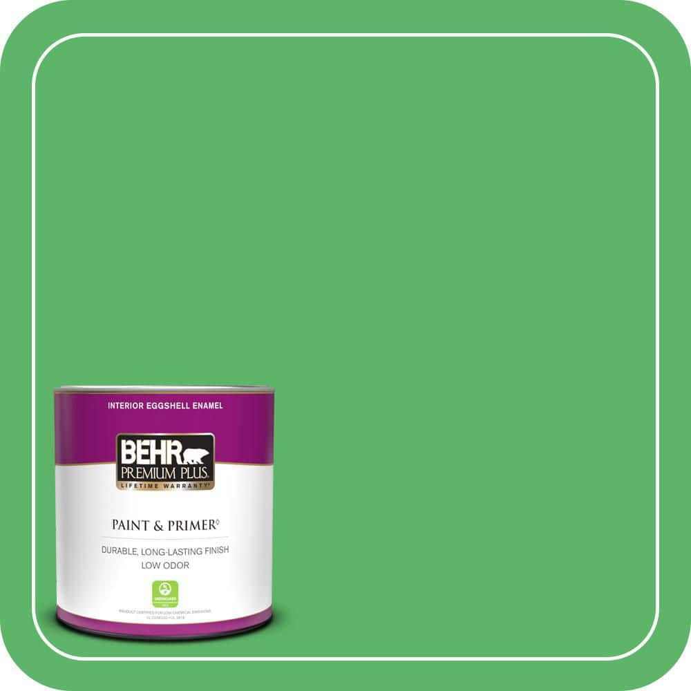 BEHR PREMIUM PLUS #P390-6 Lawn Party Interior/Exterior Paint & Primer Color Sample