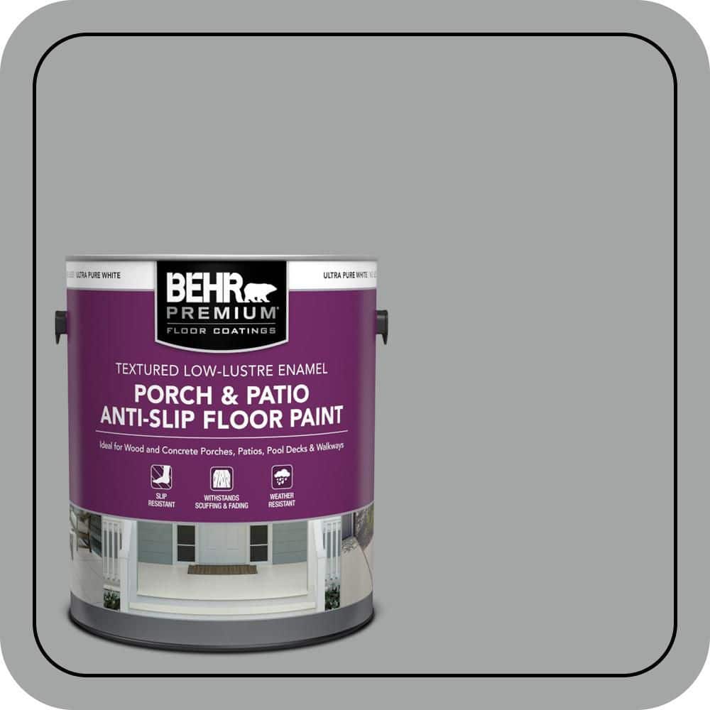 BEHR PREMIUM 1 gal. #PPU25-16 Chain Reaction Textured Low-Lustre Enamel Interior/Exterior Porch and Patio Anti-Slip Floor Paint