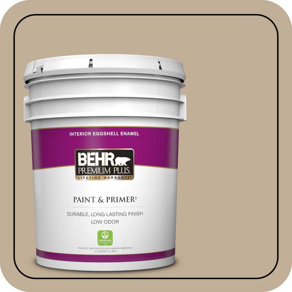 BEHR PREMIUM PLUS 5 gal. #PPU7-07 Riviera Beach Eggshell Enamel Low Odor Interior Paint & Primer (1)