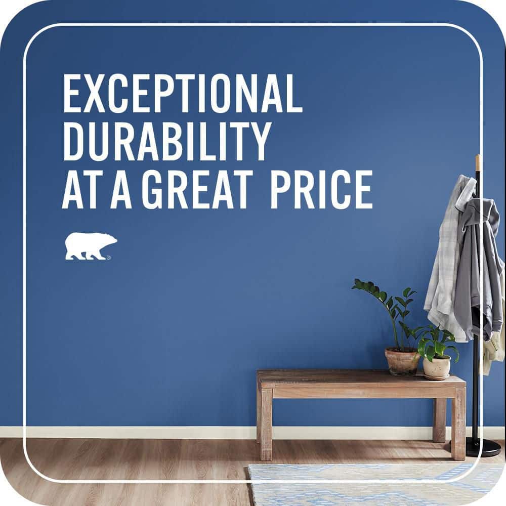 BEHR PREMIUM PLUS #PPU15-03 Dark Cobalt Blue Flat EcoMix Plant-Based & Primer (4)