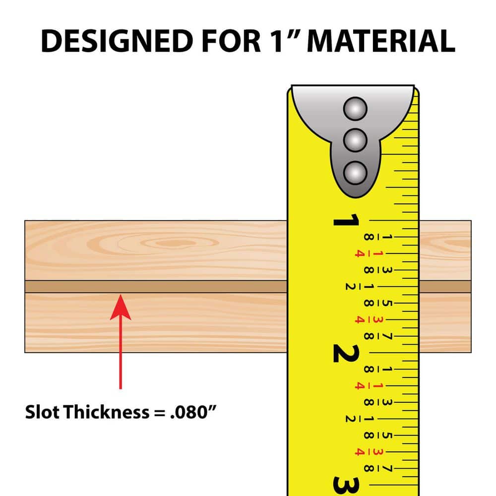 Outwater 1 in. Clear Anodized Satin Aluminum Center Barb Furniture Bumper Tee Moulding Edging 36 in. Long (4-Pack) (3)