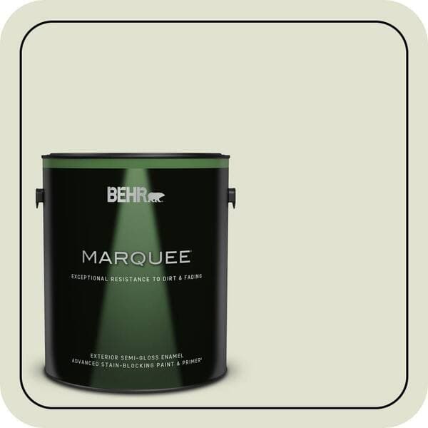 BEHR MARQUEE 1 gal. #S370-1 Positive Energy Semi-Gloss Enamel Exterior Paint & Primer (2)