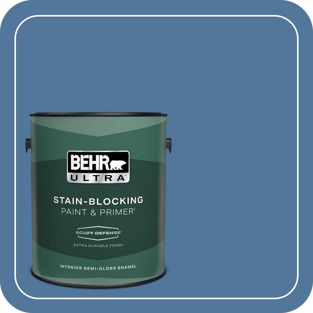 BEHR ULTRA 1 gal. #580D-6 Liberty Extra Durable Semi-Gloss Enamel Interior Paint & Primer