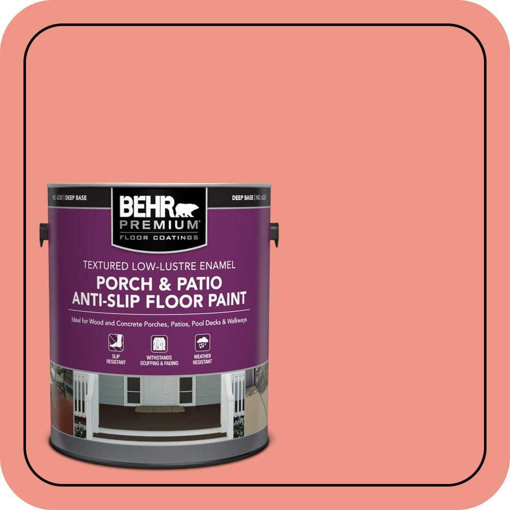 BEHR PREMIUM #P180-4 Textured Low-Lustre Enamel Interior/Exterior Porch and Patio Anti-Slip Floor Paint (1)
