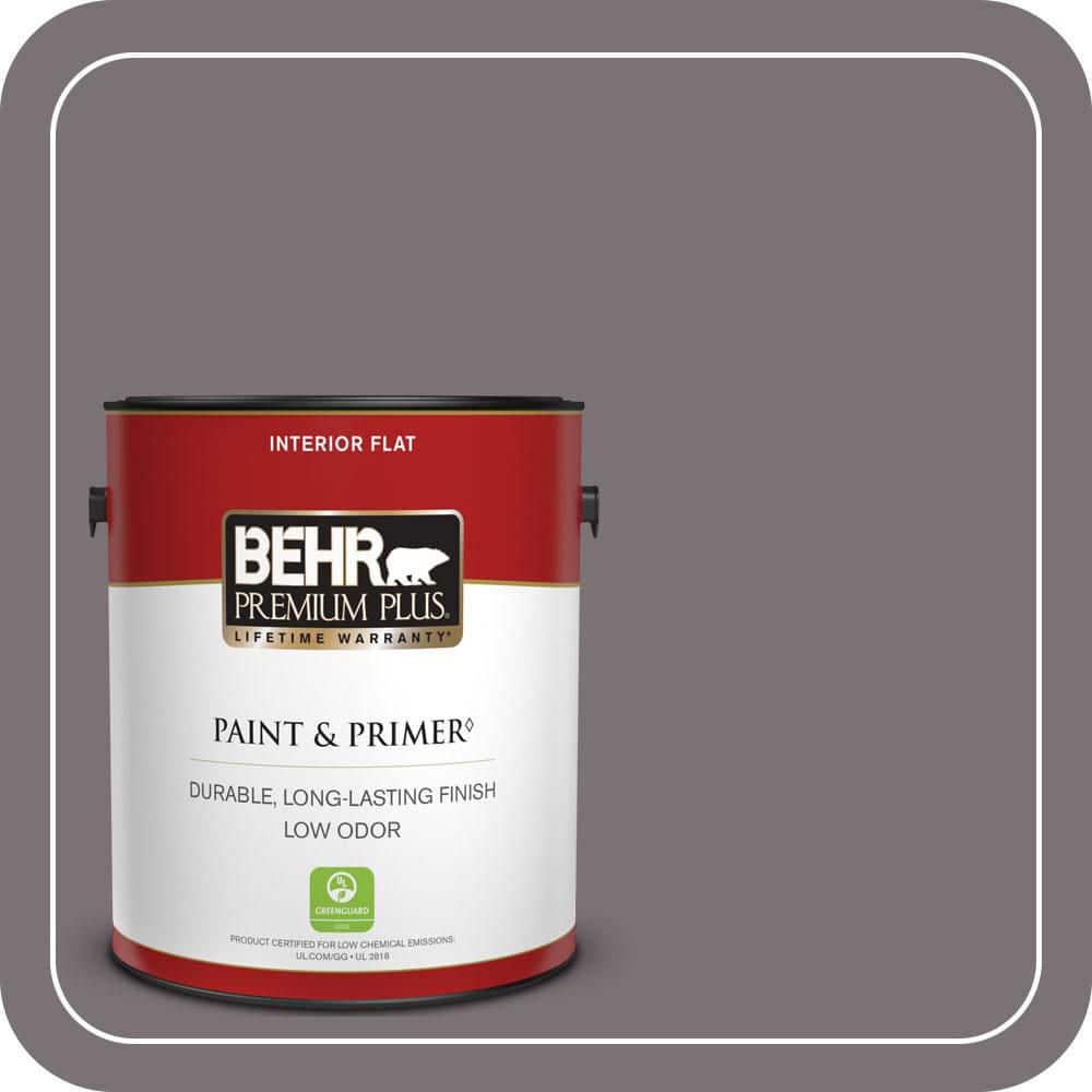 BEHR PREMIUM PLUS 1 gal. #PPU17-18 Echo Flat Low Odor Interior Paint & Primer