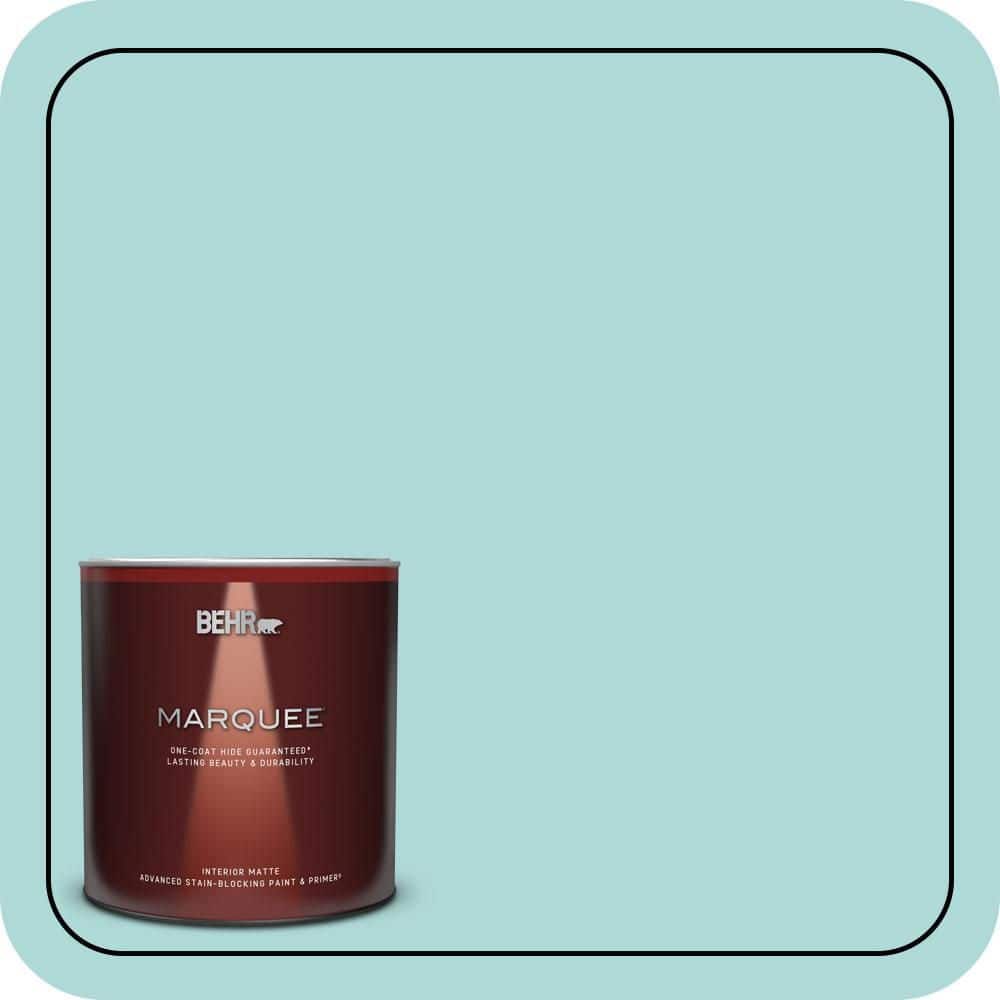 BEHR MARQUEE 1 qt. #510C-3 Rivers Edge Matte Interior Paint & Primer