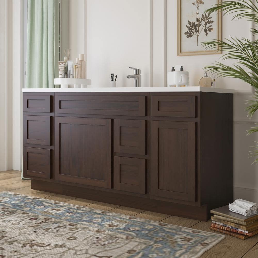 Vanity Art Montclair 2-Door and Freestanding Shaker Bathroom Vanity Cabinet (No Top) - Unassembled (2)