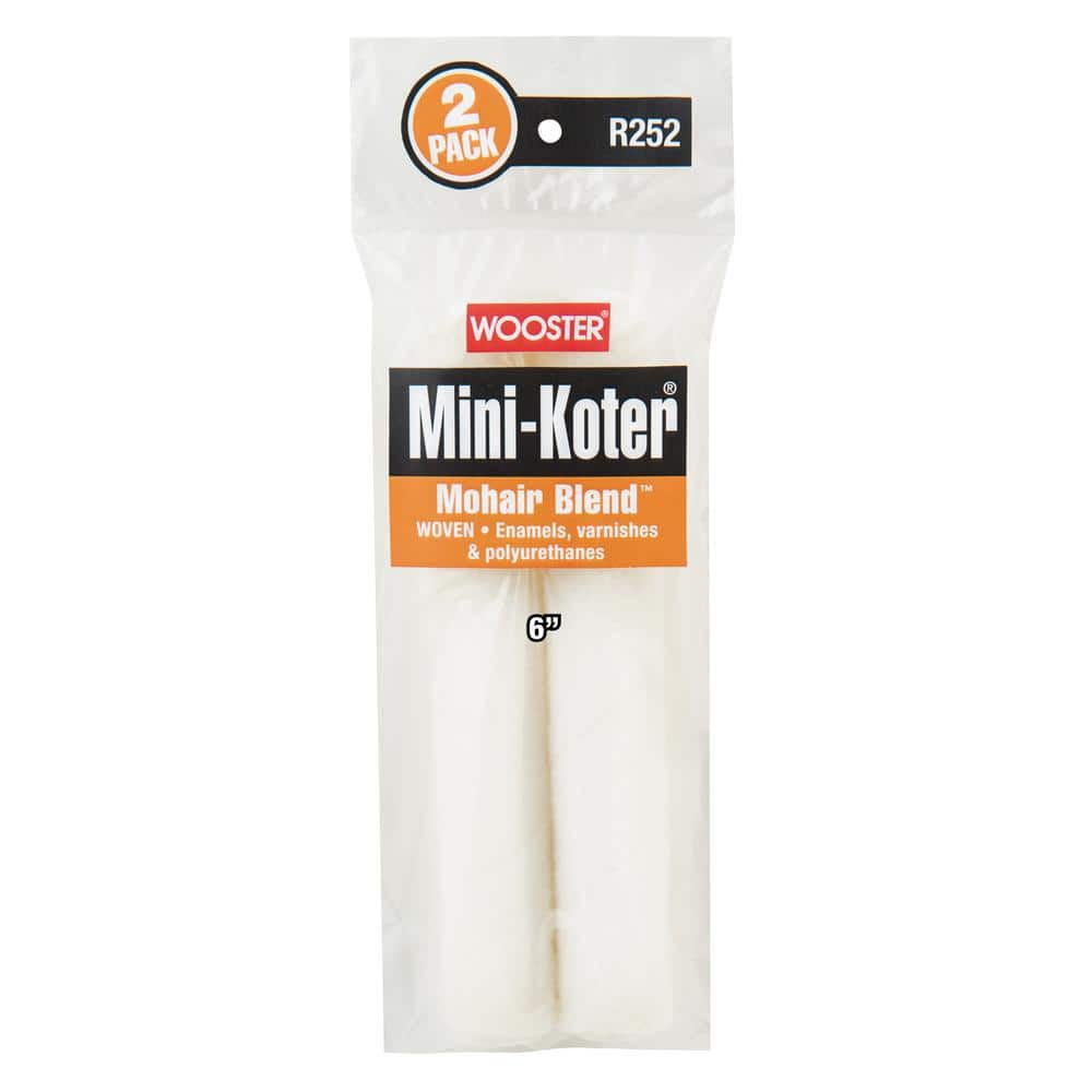Wooster 6 in. Mini-Koter Mohair Blend Roller (2-Pack) (1)