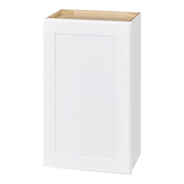 Hampton Bay Avondale 18 in. W x 12 in. D x 30 in. H Ready to Assemble Plywood Shaker Wall Kitchen Cabinet in Alpine White (2)