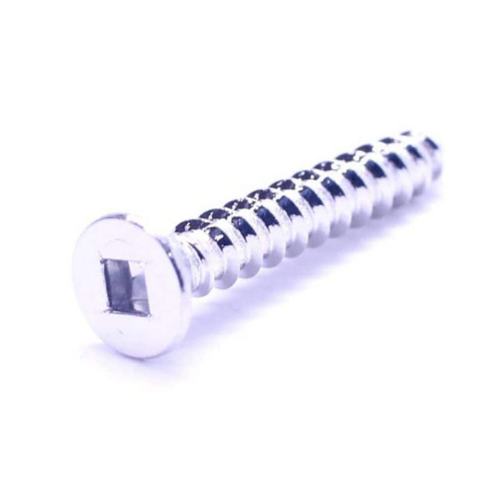 FOREVERBOLT #12 x 1-1/2 in. Square Flat Head Stainless Steel Wood Deck Screws Treated with NL-19 (100-Pack) (2)
