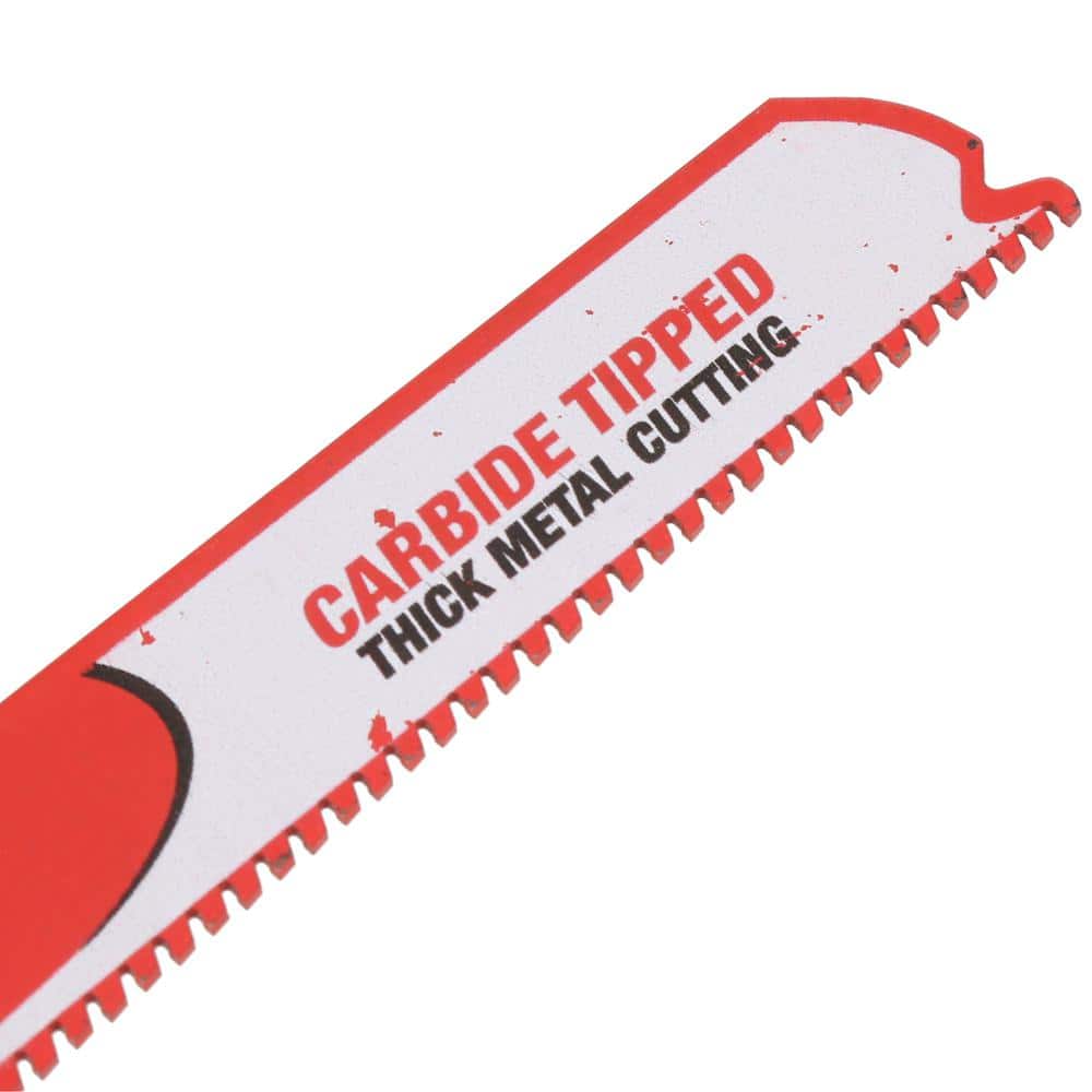 DIABLO 12 in. 8 TPI Steel Demon Carbide Reciprocating Saw Blade for Thick Metal Cutting (4)