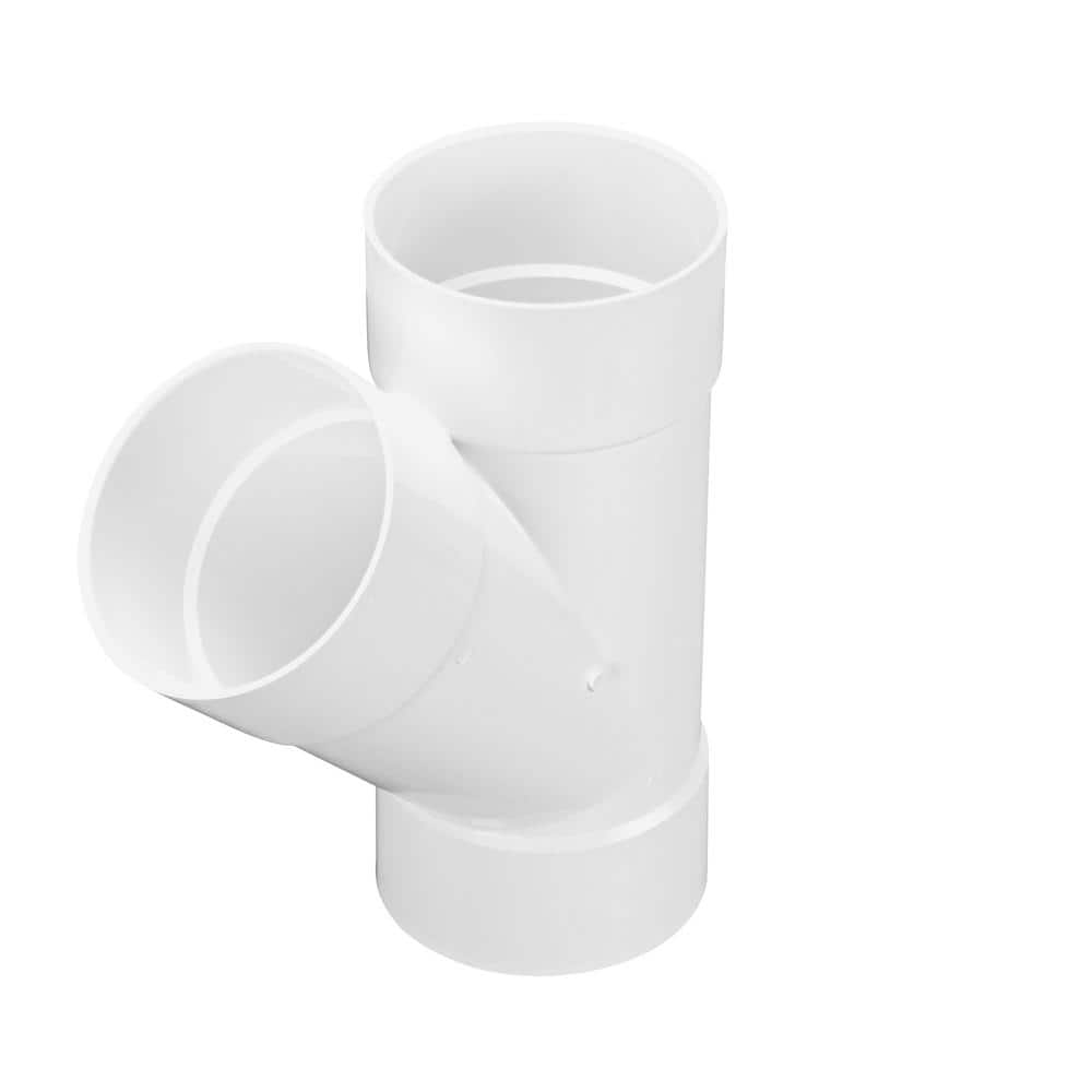 NDS PVC S&D 45° Wye, 6 in. Hub X Hub X Hub