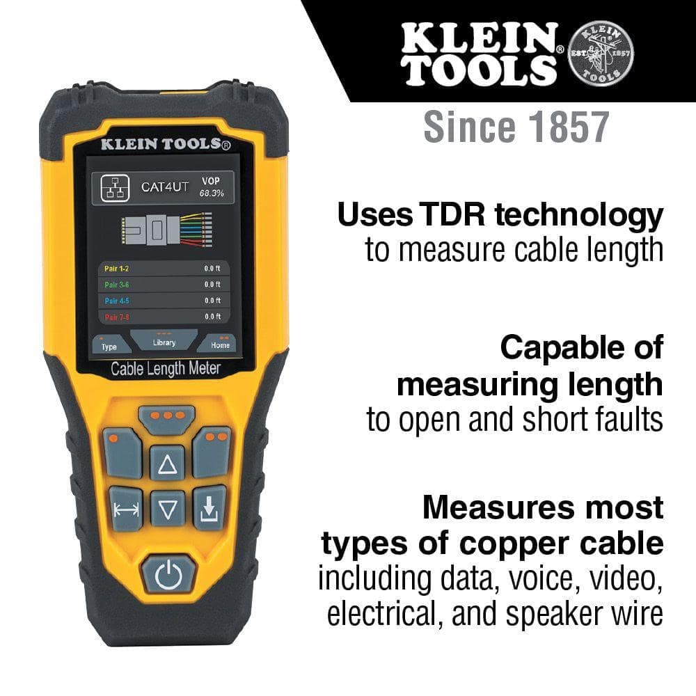 Klein Tools TDR Cable Length Meter (2)