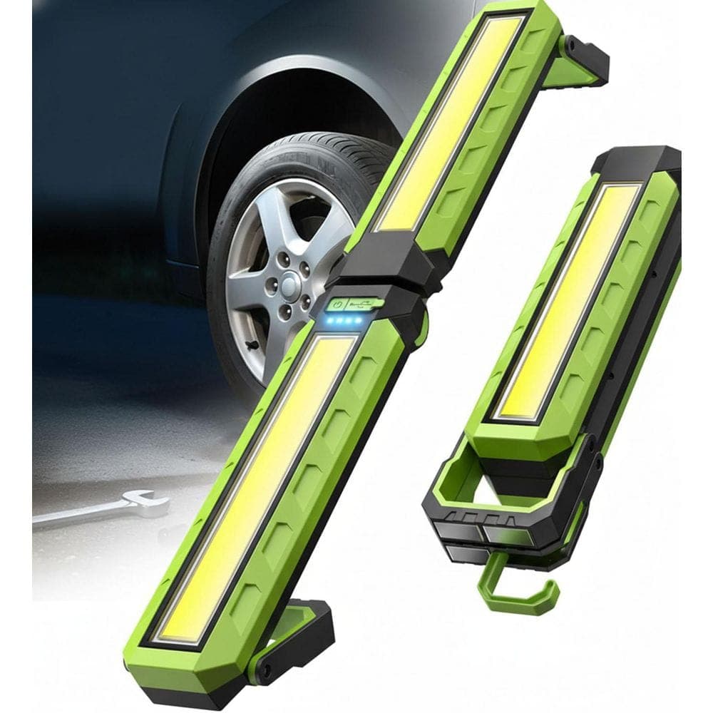 Unbranded 3300 Lumen LED Foldable Magnetic Work Light Cordless Rechargeable Under Hood Jobsite for Mechanic/Car Repairing/Garage (2)