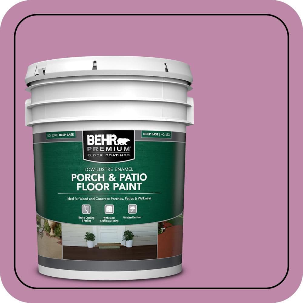 BEHR PREMIUM #M120-5 Low-Lustre Enamel Interior/Exterior Porch and Patio Floor Paint (1)