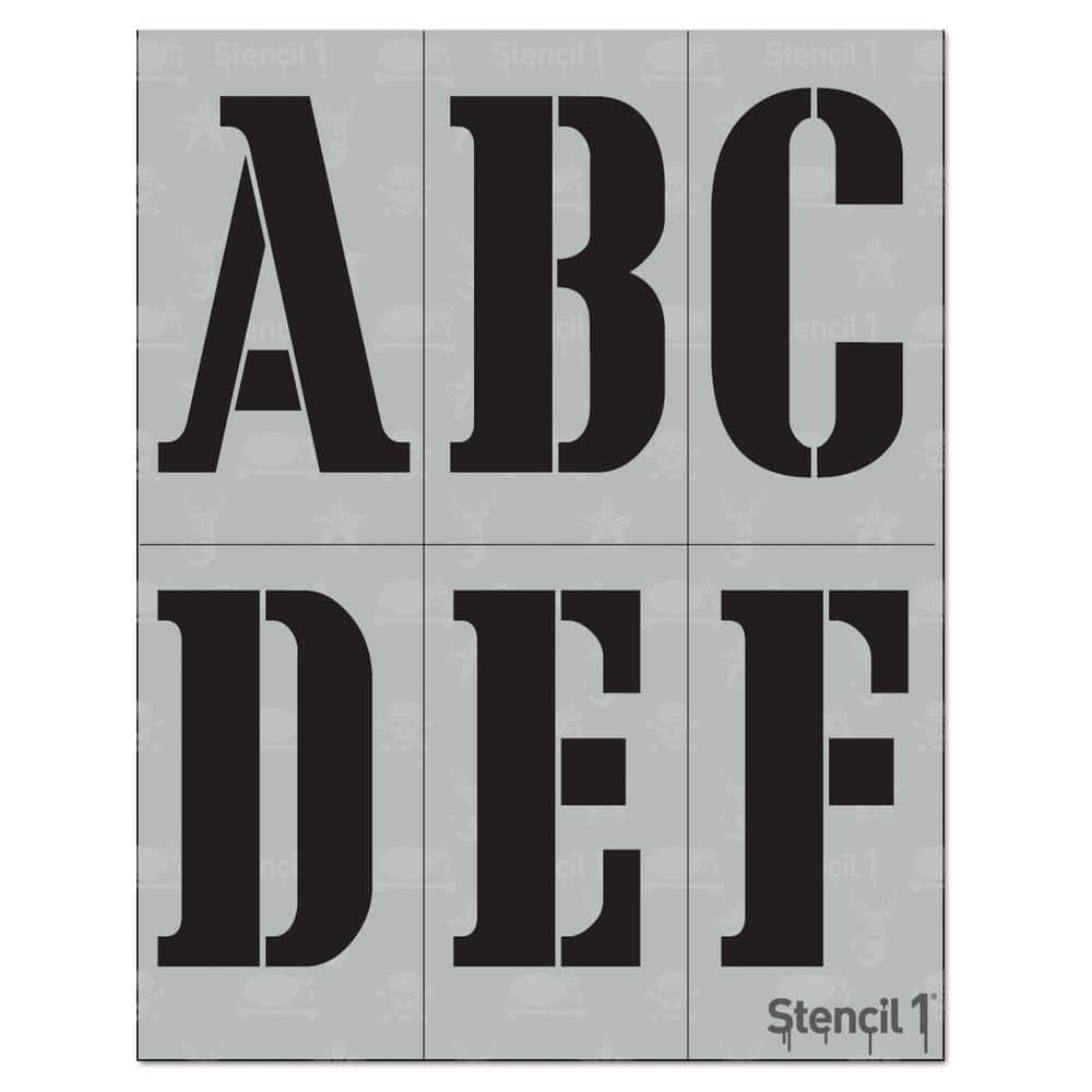 Stencil1 Cargo Font Stencil