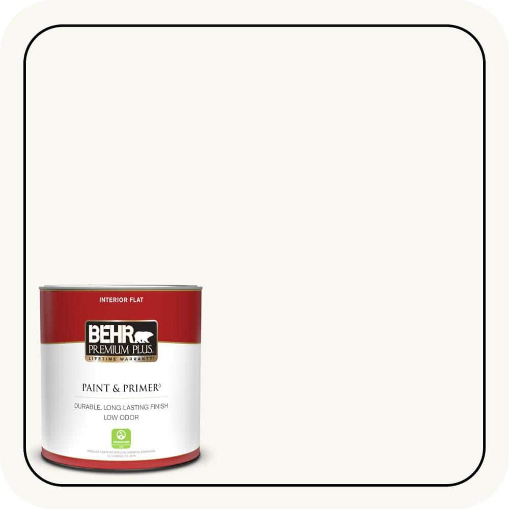BEHR PREMIUM PLUS #PR-W15 Ultra Pure White Enamel Low Odor & Primer