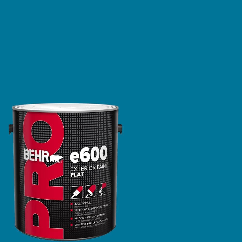 BEHR PRO 1 gal. #P490-7 Mayan Treasure Flat Exterior Paint
