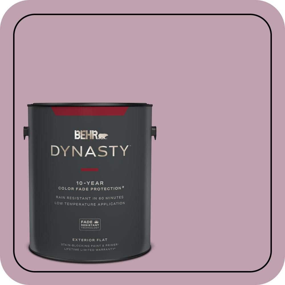 BEHR DYNASTY 1 gal. #S120-4 Decanting Flat Exterior Stain-Blocking Paint & Primer