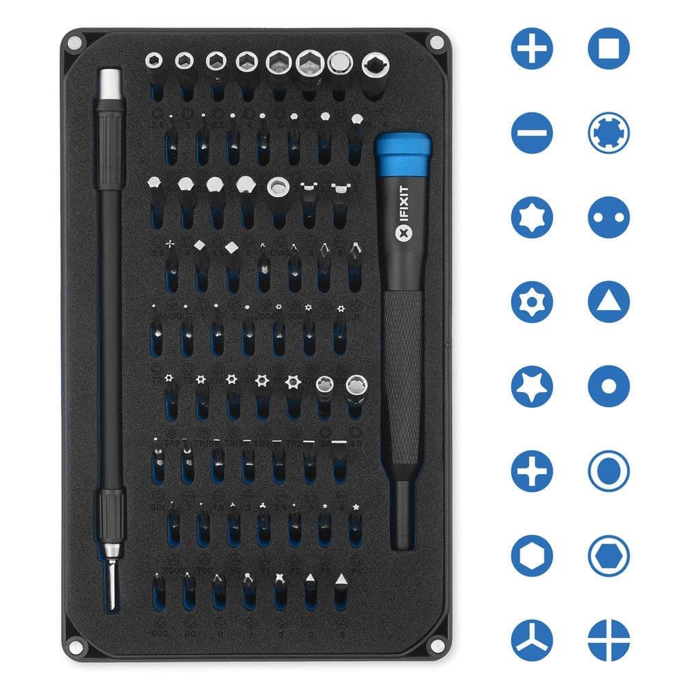 iFixit Mako Precision Screwdriver Bit Set (67-Pieces) (2)