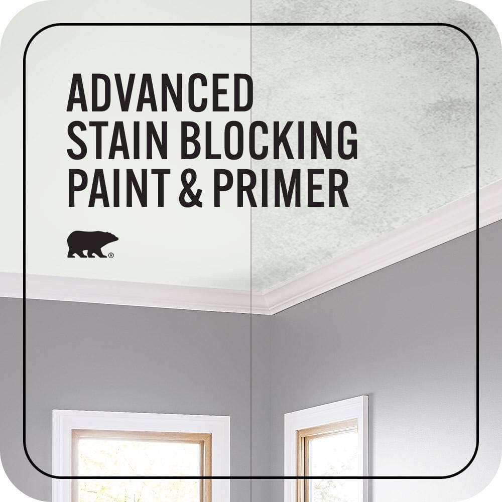 BEHR MARQUEE 1 gal. #PPU25-12 Minimalistic Ceiling Flat Interior Paint & Primer (3)