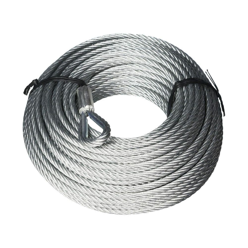 Tie Down 100 ft. 1/4 in. Galvanized Cable Roof Safety Tool