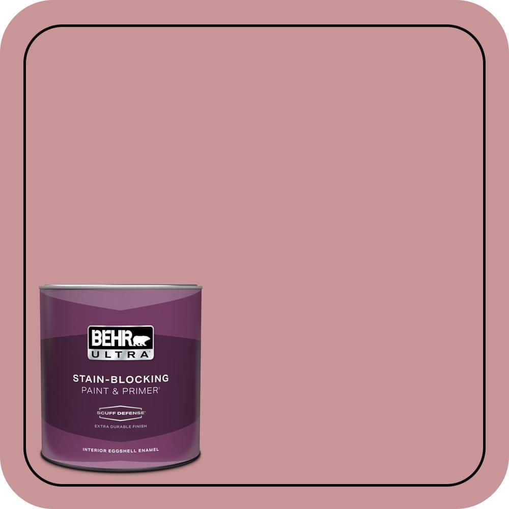BEHR ULTRA 1 qt. #S140-4A Dusty Rose Extra Durable Eggshell Enamel Interior Paint and Primer