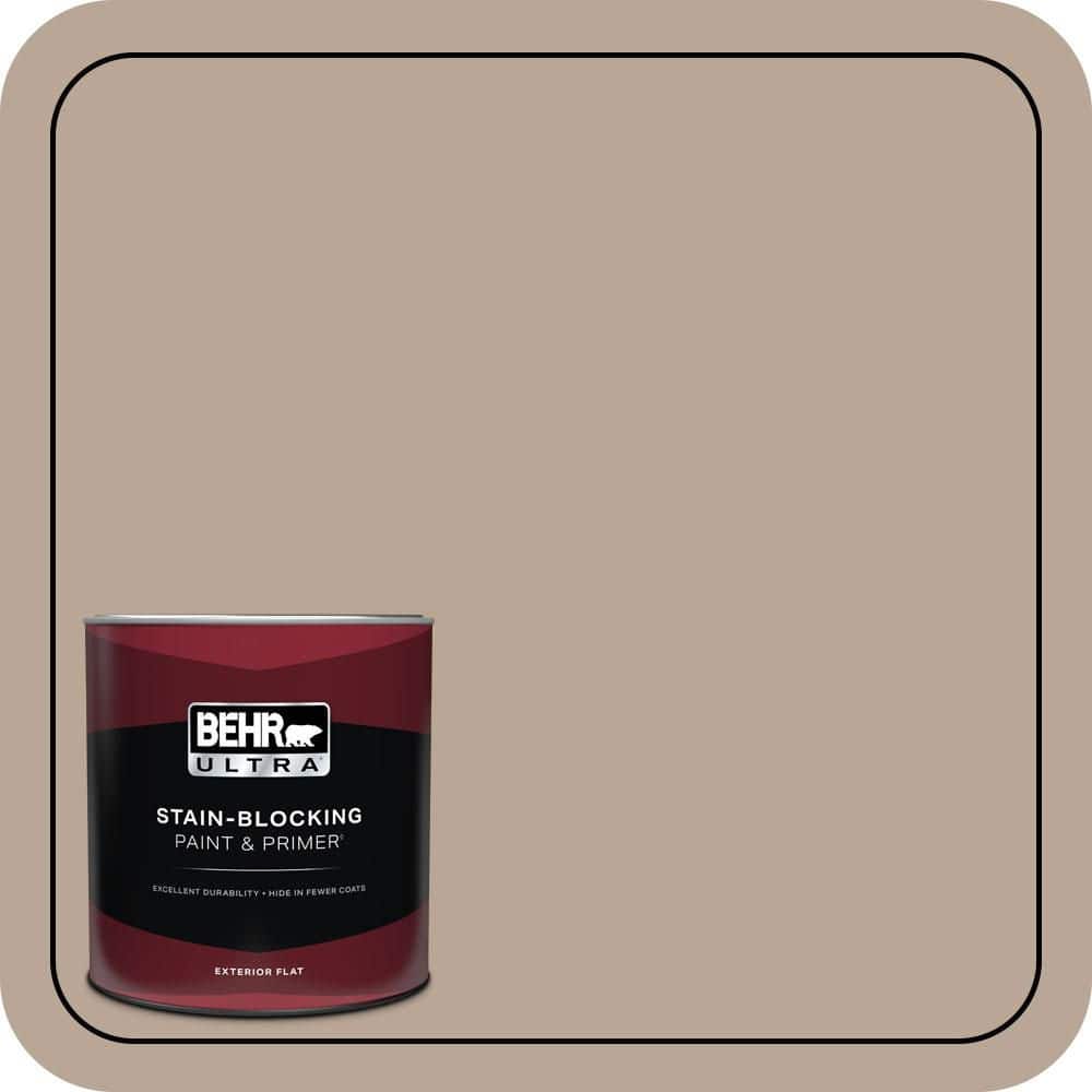 BEHR ULTRA 1 qt. #MQ2-37 Eiffel For You Flat Exterior Paint & Primer (1)