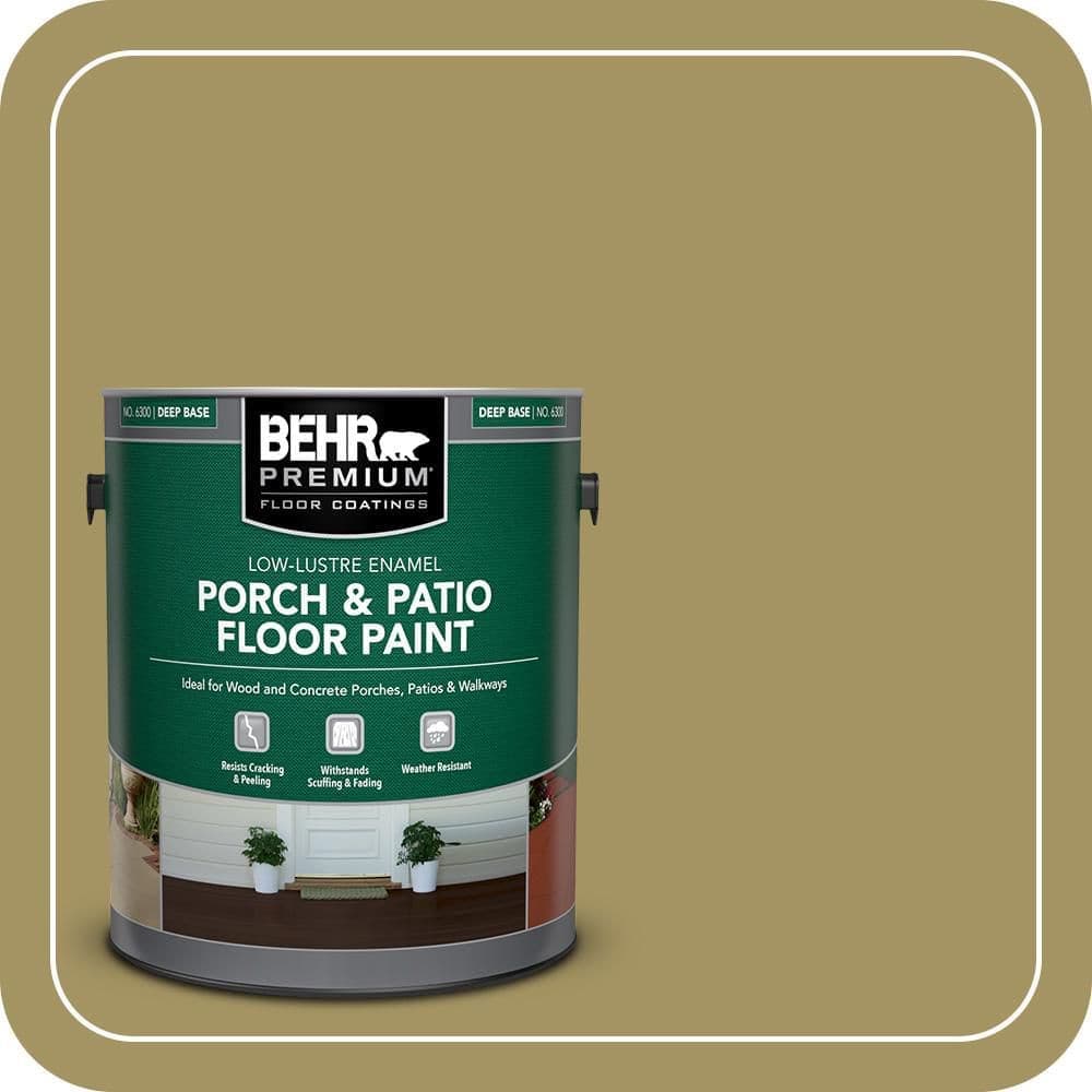 BEHR PREMIUM #M330-6 Textured Low-Lustre Enamel Interior/Exterior Porch and Patio Anti-Slip Floor Paint (1)