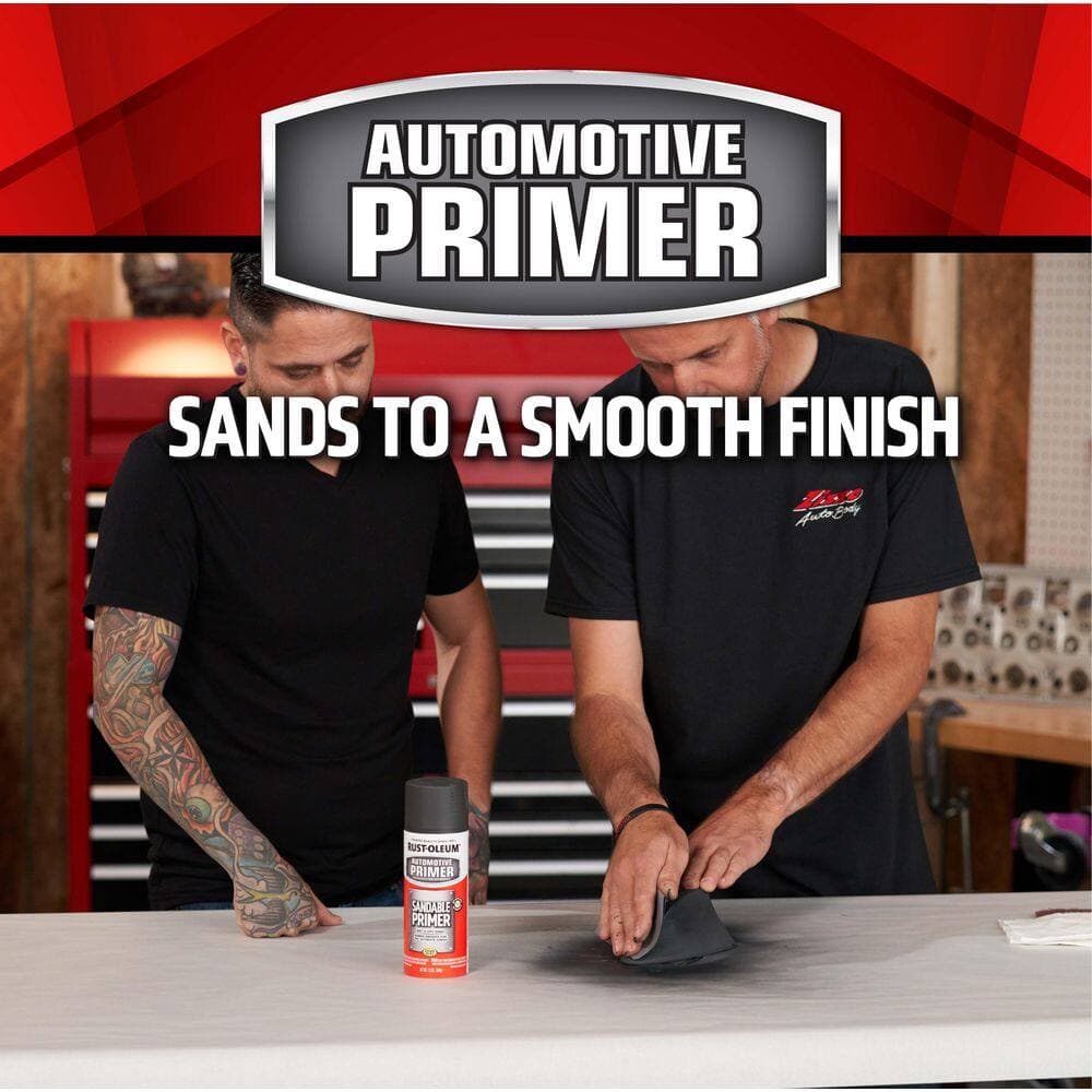 Rust-Oleum Automotive 12 oz. Gray Sandable Primer Spray (6-Pack) (3)