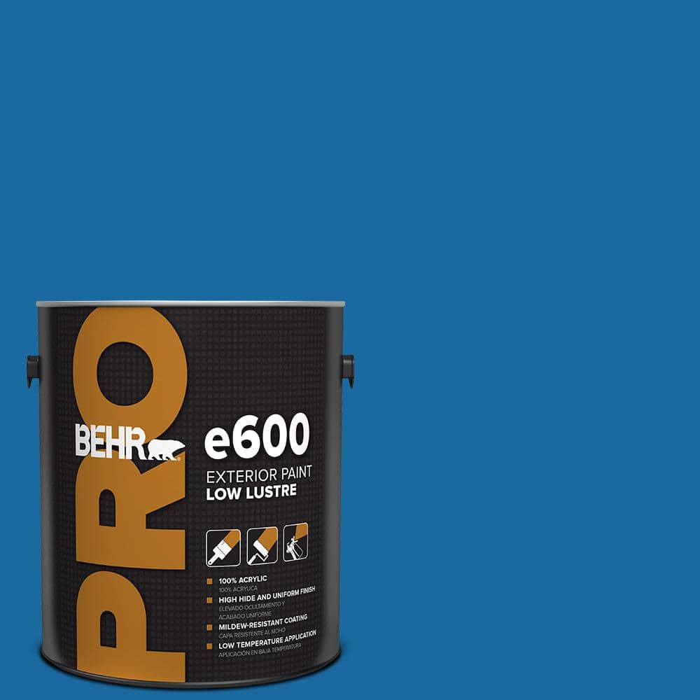 BEHR PRO 1 gal. #S-G-560 Jazz Blue Low Luster Exterior Paint