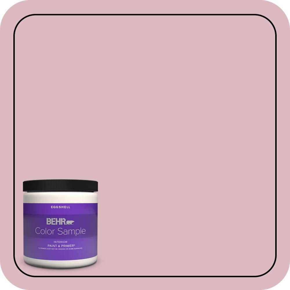 BEHR PREMIUM PLUS 8 oz. #S130-2 Shy Smile Eggshell Enamel Interior Paint & Primer Color Sample