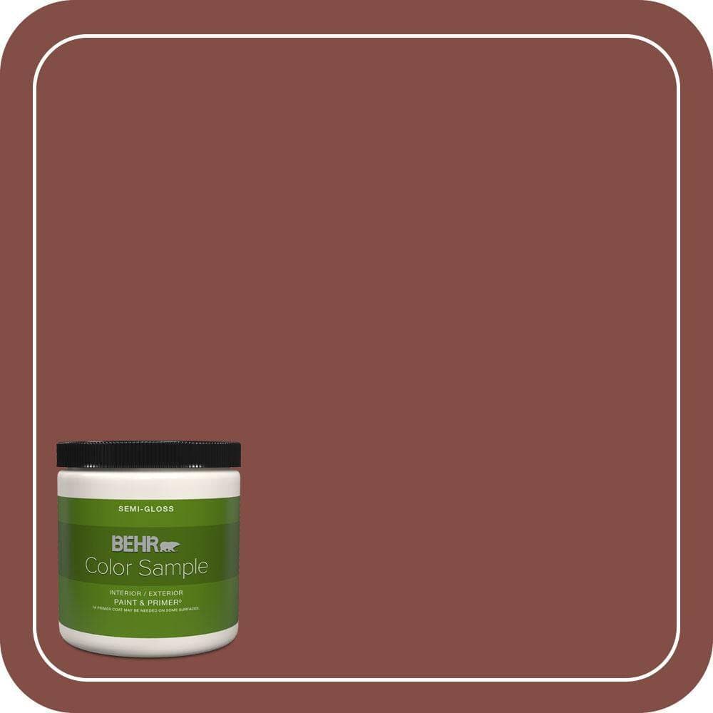 BEHR PREMIUM PLUS #ECC-36-3 Red Bluff Enamel Interior Stain-Blocking Paint and Primer (1)