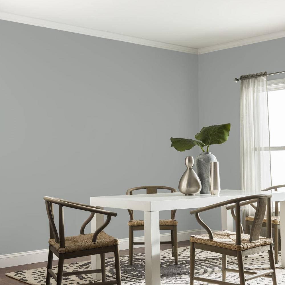 Glidden Premium 1 qt. #PPG1010-4 Stepping Stone Eggshell Interior Latex Paint (4)
