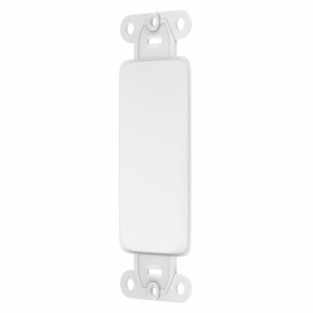 Leviton Decora 1-Gang White Decora/Rocker Nylon Standard Wall Plate (1-Pack) 80414-W