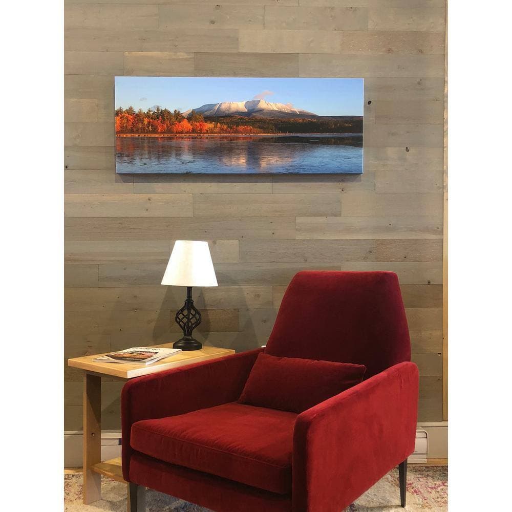 Timberchic 1/8 in. x 4 in. x 12-42 in. Peel and Stick Gray Wooden Decorative Wall Paneling (20 sq. ft./Box) (3)