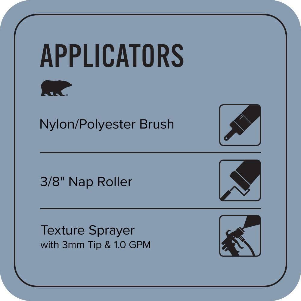 BEHR PREMIUM #S520-4 Textured Low-Lustre Enamel Interior/Exterior Porch and Patio Anti-Slip Floor Paint (4)
