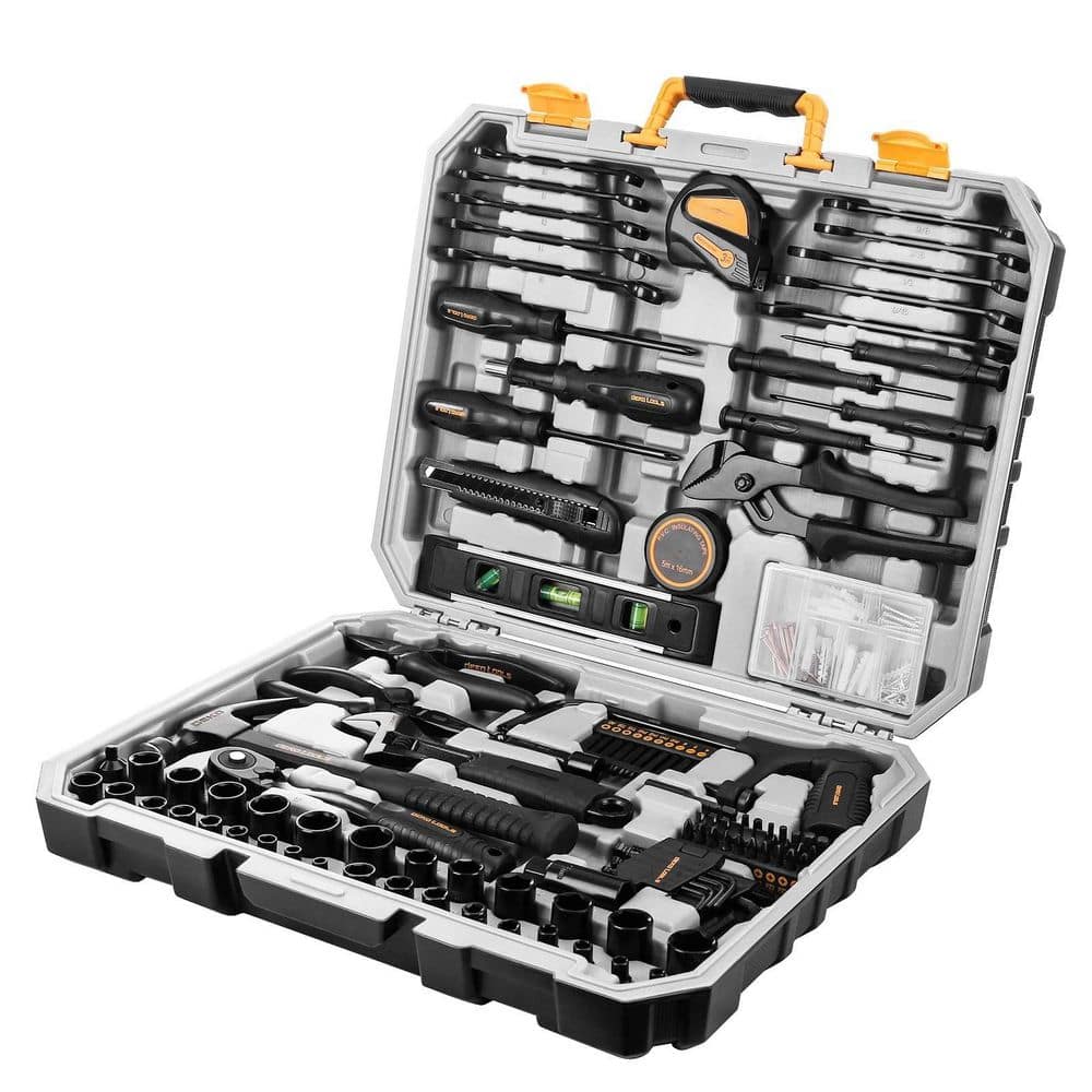 Laybus 218-Piece General Household Hand Tool kit, Professional Auto Repair Tool Set, General Household Hand Tool Set with Plier (1)