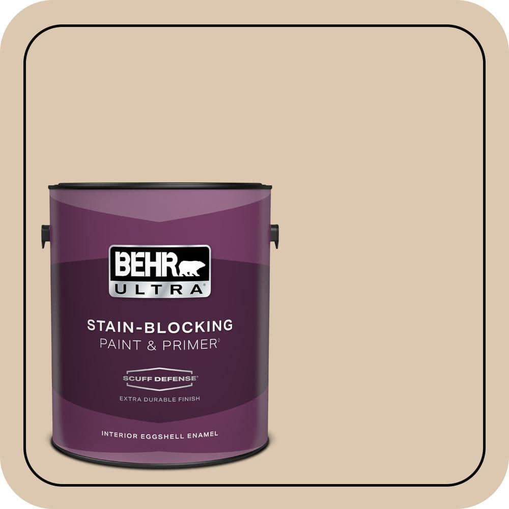 BEHR ULTRA 1 gal. #N270-2 Lentil Extra Durable Eggshell Enamel Interior Paint & Primer