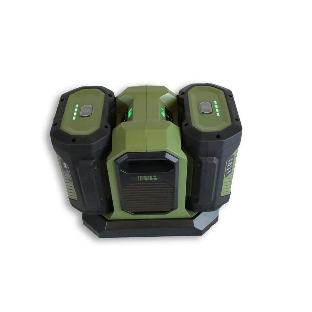 Green Machine 62-Volt Dual Port Simultaneous Rapid Battery Charger (3)
