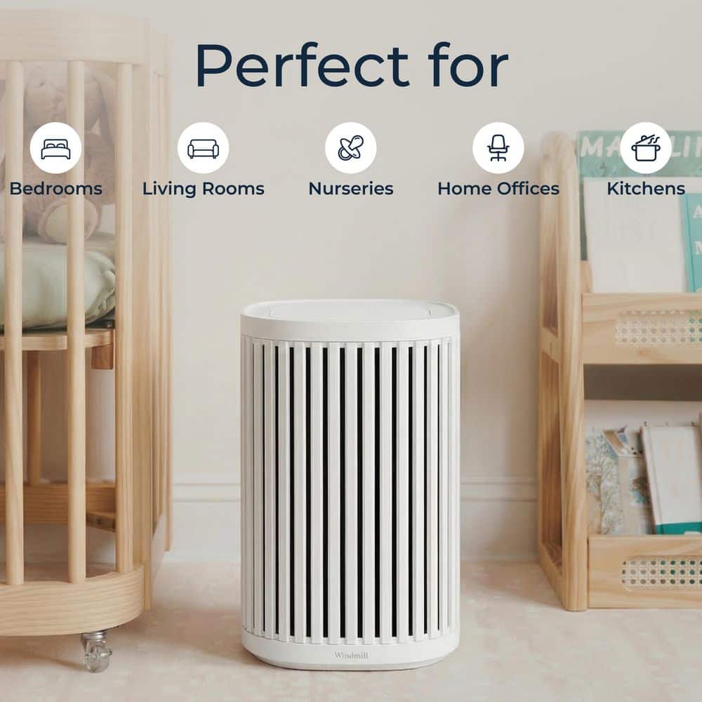 Windmill The Air Purifier 3-in-1, Ultra-Quiet, Medical Grade, True HEPA Filter, AHAM Verifide, Up to Sq (4)