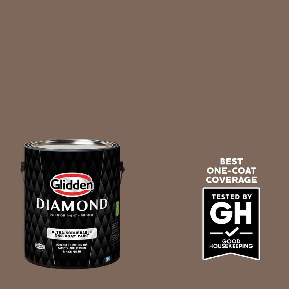 Glidden Diamond 1 gal. PPG1076-6 Warrior Ultra-Flat Interior Paint with Primer