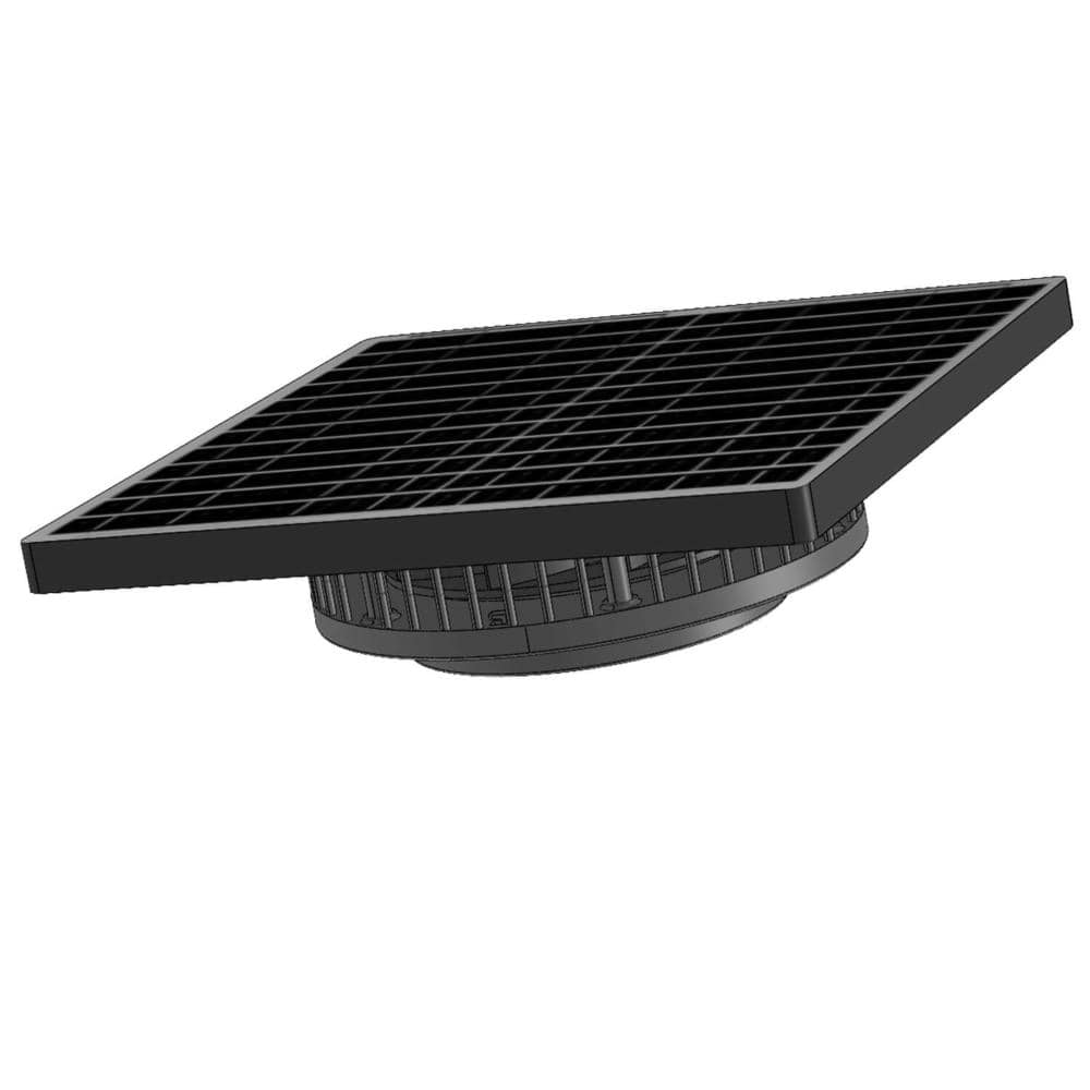 Unbranded Solar Attic Fan 2500RPM High CFM Ventilation IP65 Waterproof Auto On/Off for Garage Greenhouse Shed Roof 15W